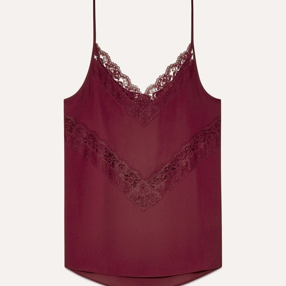 Aritzia Babaton Everly Camisole, BAROLO, Size S - Picture 2 of 5